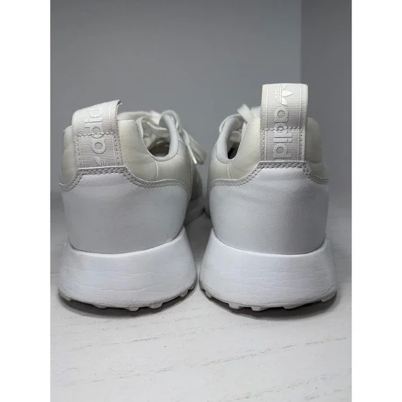 Adidas ZX Flux Mens White Casual Athletic Sneakers Shoes Size - Picture 5 of 11